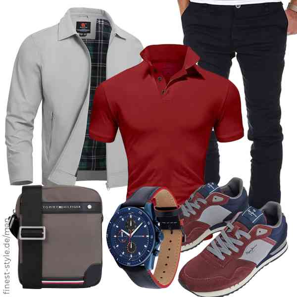 Top herren-Outfit im Finest-Trend-Style für ein selbstbewusstes Modegefühl mit tollen Produkten von YSENTO,Amaci&Sons,Amaci&Sons,Tommy Hilfiger,Tommy Hilfiger,Pepe Jeans