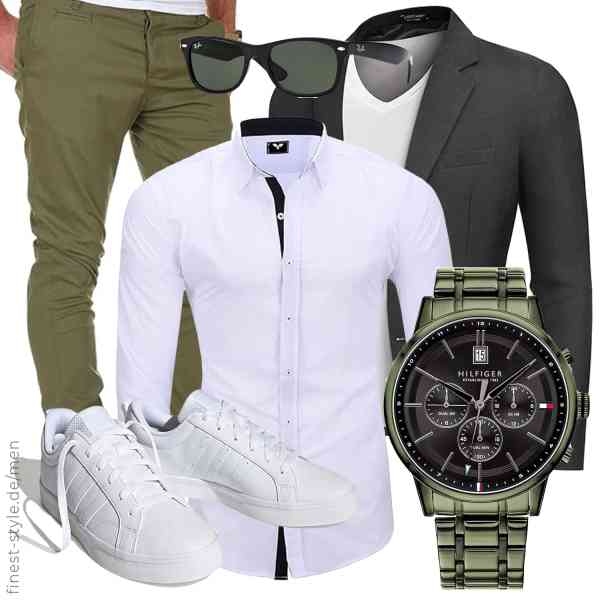 Top herren-Outfit im Finest-Trend-Style für ein selbstbewusstes Modegefühl mit tollen Produkten von COOFANDY,Kayhan,Amaci&Sons,Ray-Ban,Tommy Hilfiger,adidas