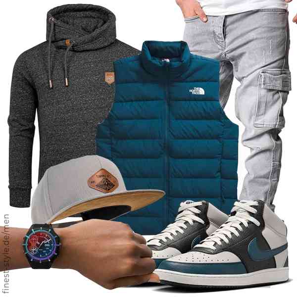 Top herren-Outfit im Finest-Trend-Style für ein selbstbewusstes Modegefühl mit tollen Produkten von THE NORTH FACE,Amaci&Sons,Amaci&Sons,Diesel,Jumping Bird,Nike