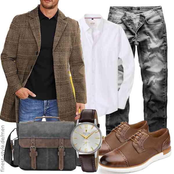 Top herren-Outfit im Finest-Trend-Style für ein selbstbewusstes Modegefühl mit tollen Produkten von COOFANDY,J.VER,Amaci&Sons,Festina,VARLIVOO,MEIJIANA