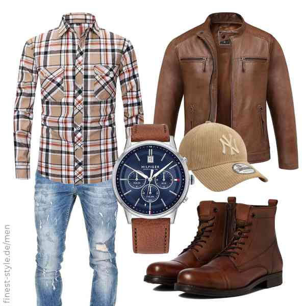 Top herren-Outfit im Finest-Trend-Style für ein selbstbewusstes Modegefühl mit tollen Produkten von Amaci&Sons,Boyzn,Amaci&Sons,Tommy Hilfiger,New Era,JACK & JONES