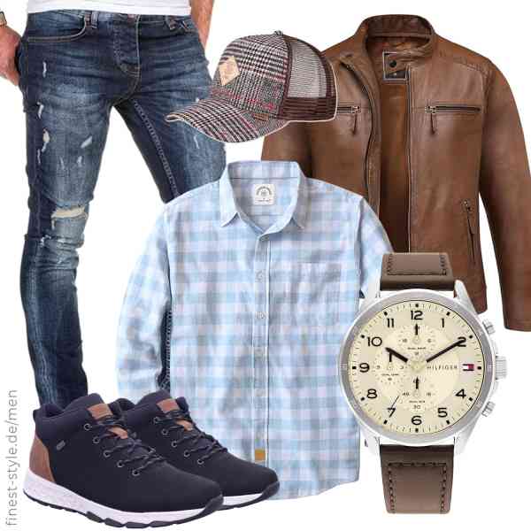 Top herren-Outfit im Finest-Trend-Style für ein selbstbewusstes Modegefühl mit tollen Produkten von Amaci&Sons,Dubinik,Amaci&Sons,Tommy Hilfiger,Djinns,Rieker