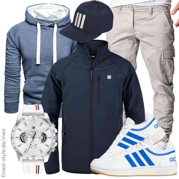 Top herren-Outfit im Finest-Trend-Style für ein selbstbewusstes Modegefühl mit tollen Produkten von Solid,Amaci&Sons,Amaci&Sons,Tommy Hilfiger,adidas,adidas