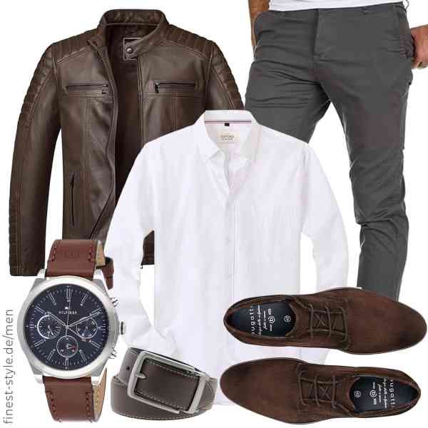 Top herren-Outfit im Finest-Trend-Style für ein selbstbewusstes Modegefühl mit tollen Produkten von Amaci&Sons,J.VER,Amaci&Sons,Tommy Hilfiger,Steve Madden,bugatti