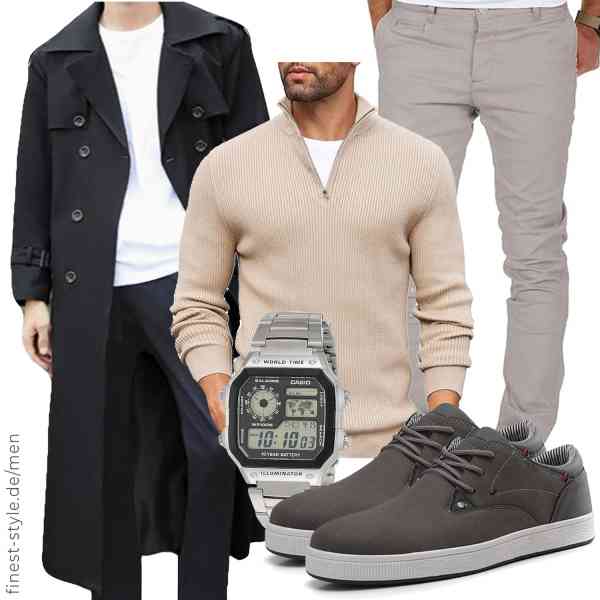 Top herren-Outfit im Finest-Trend-Style für ein selbstbewusstes Modegefühl mit tollen Produkten von Pantete,COOFANDY,Amaci&Sons,Casio,ANALEAF