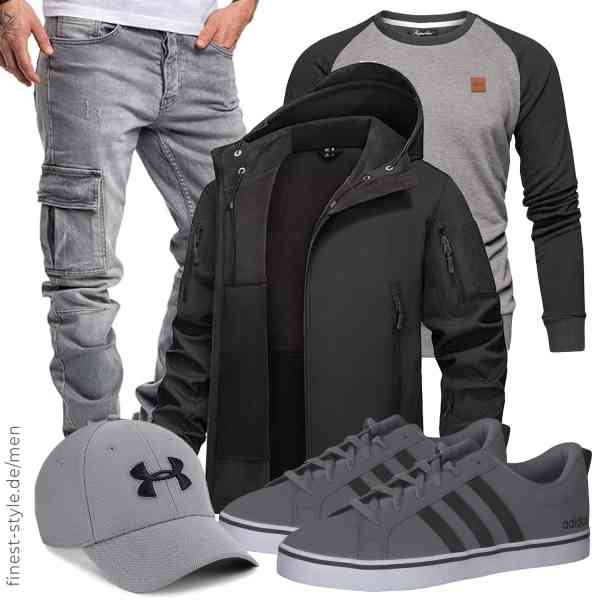 Top herren-Outfit im Finest-Trend-Style für ein selbstbewusstes Modegefühl mit tollen Produkten von KEFITEVD,REPUBLIX,Amaci&Sons,Under Armour,adidas