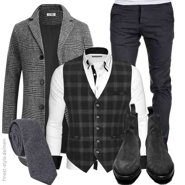 Top herren-Outfit im Finest-Trend-Style für ein selbstbewusstes Modegefühl mit tollen Produkten von COOFANDY,Reslad,Amaci&Sons,HISDERN,DonDon,SWZEC