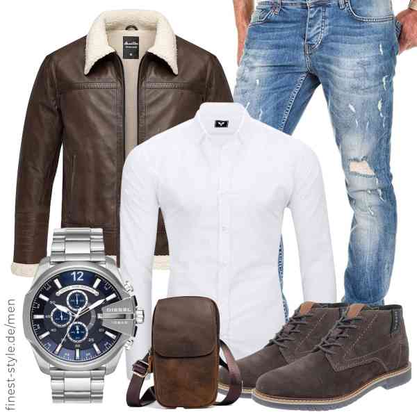 Top herren-Outfit im Finest-Trend-Style für ein selbstbewusstes Modegefühl mit tollen Produkten von Amaci&Sons,Kayhan,Amaci&Sons,Diesel,hengwin,bugatti