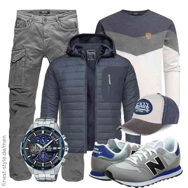 Top herren-Outfit im Finest-Trend-Style für ein selbstbewusstes Modegefühl mit tollen Produkten von Amaci&Sons,Amaci&Sons,REPUBLIX,Casio,New Balance