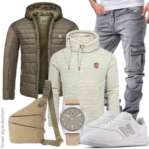 Top herren-Outfit im Finest-Trend-Style für ein selbstbewusstes Modegefühl mit tollen Produkten von Amaci&Sons,Amaci&Sons,Amaci&Sons,Tommy Hilfiger,Imwell,New Balance