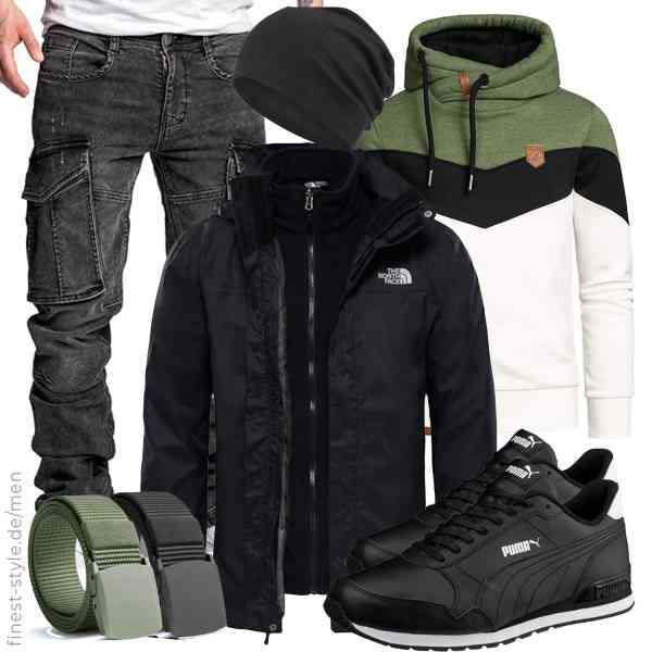 Top herren-Outfit im Finest-Trend-Style für ein selbstbewusstes Modegefühl mit tollen Produkten von THE NORTH FACE,Amaci&Sons,Amaci&Sons,HASAGEI,TENINE,PUMA