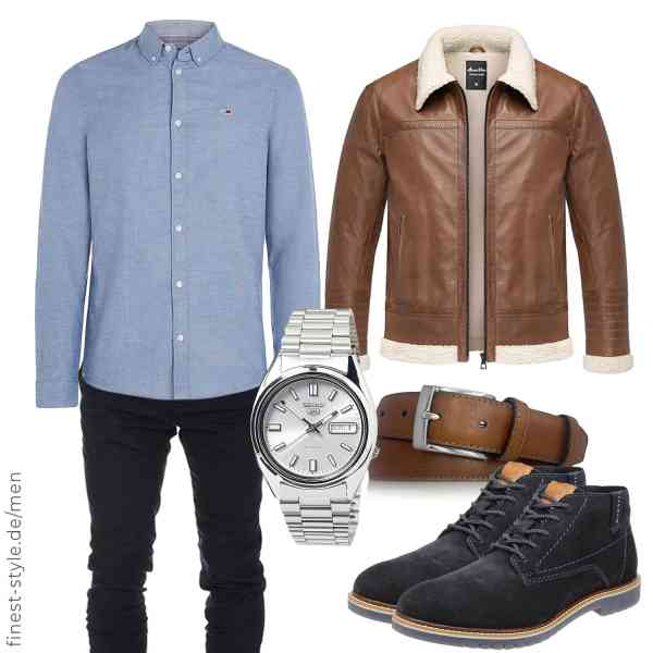 Top herren-Outfit im Finest-Trend-Style für ein selbstbewusstes Modegefühl mit tollen Produkten von Amaci&Sons,Tommy Jeans,Amaci&Sons,Seiko,almela,bugatti