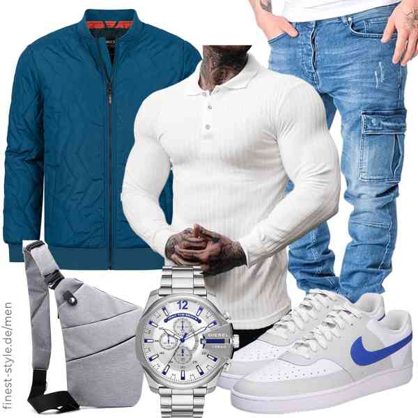 Top herren-Outfit im Finest-Trend-Style für ein selbstbewusstes Modegefühl mit tollen Produkten von Indicode,Muscle Cmdr,Amaci&Sons,Diesel,FuninCrea,Nike