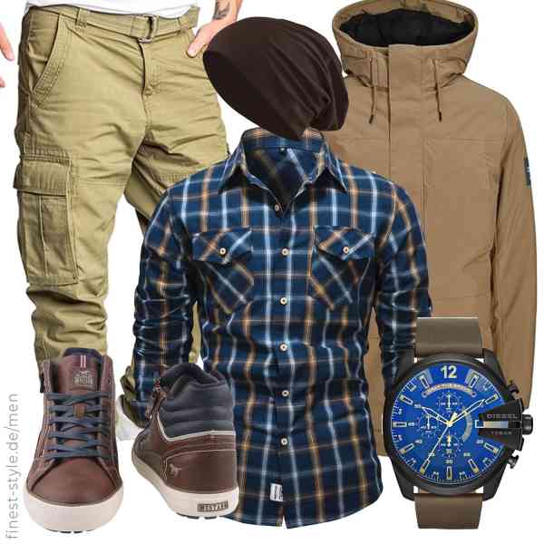 Top herren-Outfit im Finest-Trend-Style für ein selbstbewusstes Modegefühl mit tollen Produkten von JACK & JONES,MQYXGS,Amaci&Sons,Diesel,Balinco,MUSTANG