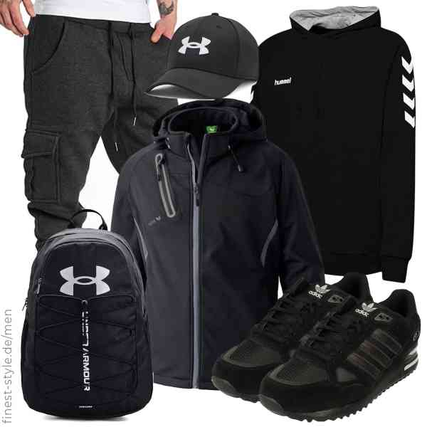 Top herren-Outfit im Finest-Trend-Style für ein selbstbewusstes Modegefühl mit tollen Produkten von Erima,hummel,REPUBLIX,Under Armour,Under Armour,adidas