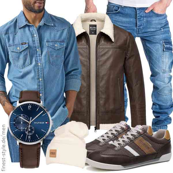 Top herren-Outfit im Finest-Trend-Style für ein selbstbewusstes Modegefühl mit tollen Produkten von Amaci&Sons,Wrangler,Amaci&Sons,Tommy Hilfiger,Urban Classics,ARRIGO BELLO