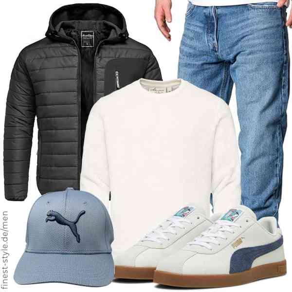 Top herren-Outfit im Finest-Trend-Style für ein selbstbewusstes Modegefühl mit tollen Produkten von Amaci&Sons,Amaci&Sons,Amaci&Sons,PUMA,PUMA