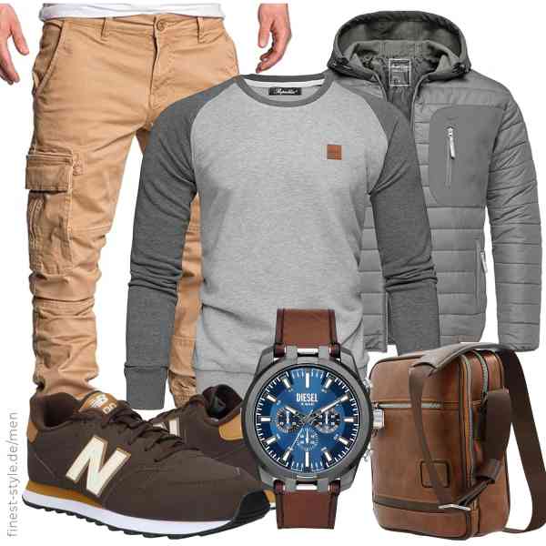 Top herren-Outfit im Finest-Trend-Style für ein selbstbewusstes Modegefühl mit tollen Produkten von Amaci&Sons,REPUBLIX,Amaci&Sons,Diesel,Picard,New Balance