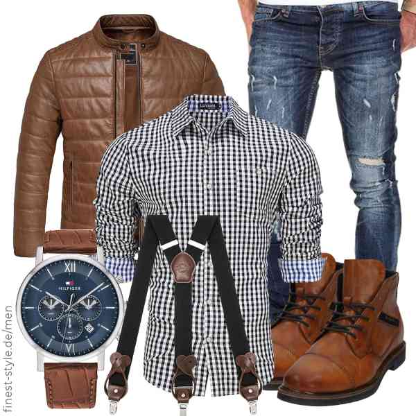 Top herren-Outfit im Finest-Trend-Style für ein selbstbewusstes Modegefühl mit tollen Produkten von Amaci&Sons,LUYANA,Amaci&Sons,Tommy Hilfiger,Kohentact,bugatti