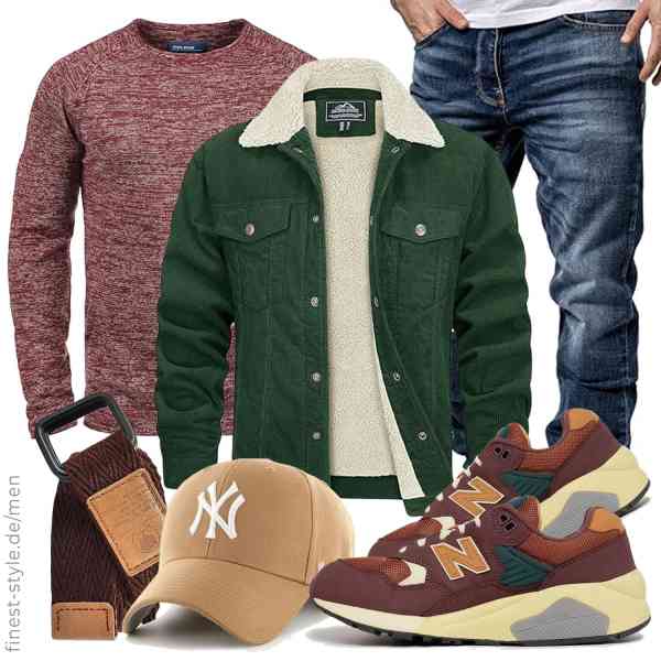 Top herren-Outfit im Finest-Trend-Style für ein selbstbewusstes Modegefühl mit tollen Produkten von TACVASEN,b BLEND,Amaci&Sons,KYEYGWO,\'47,New Balance