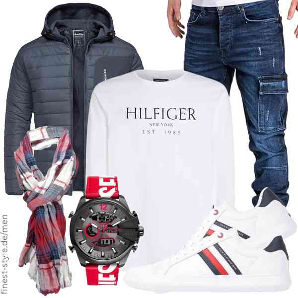 Top herren-Outfit im Finest-Trend-Style für ein selbstbewusstes Modegefühl mit tollen Produkten von Amaci&Sons,Tommy Hilfiger,Amaci&Sons,Diesel,TigerTie,Tommy Hilfiger