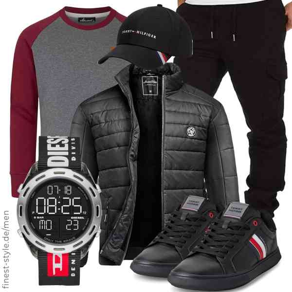 Top herren-Outfit im Finest-Trend-Style für ein selbstbewusstes Modegefühl mit tollen Produkten von Amaci&Sons,Amaci&Sons,Amaci&Sons,Diesel,Tommy Hilfiger,Tommy Hilfiger