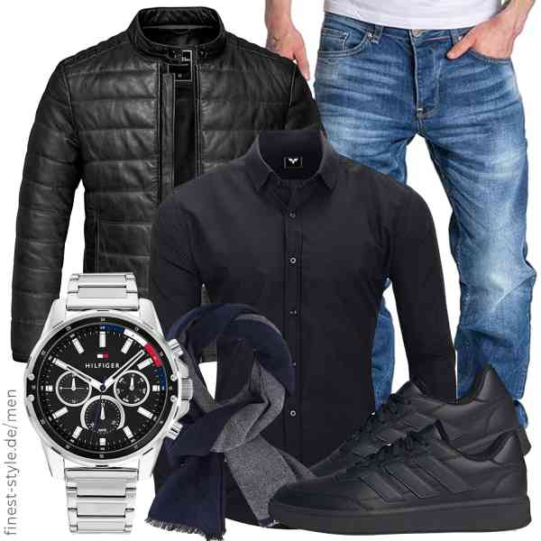 Top herren-Outfit im Finest-Trend-Style für ein selbstbewusstes Modegefühl mit tollen Produkten von Amaci&Sons,Kayhan,Amaci&Sons,Tommy Hilfiger,DiaryLook,adidas