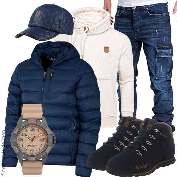 Top herren-Outfit im Finest-Trend-Style für ein selbstbewusstes Modegefühl mit tollen Produkten von Calvin Klein,Amaci&Sons,Amaci&Sons,Timex,Estwell,Timberland