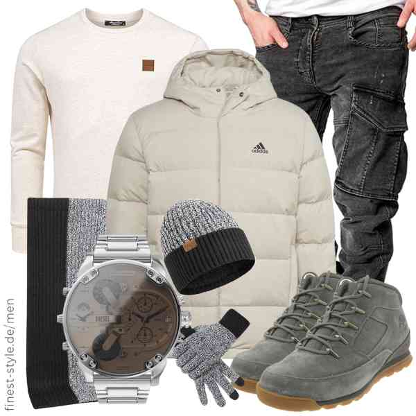 Top herren-Outfit im Finest-Trend-Style für ein selbstbewusstes Modegefühl mit tollen Produkten von adidas,Amaci&Sons,Amaci&Sons,Diesel,LumiSyne,Timberland