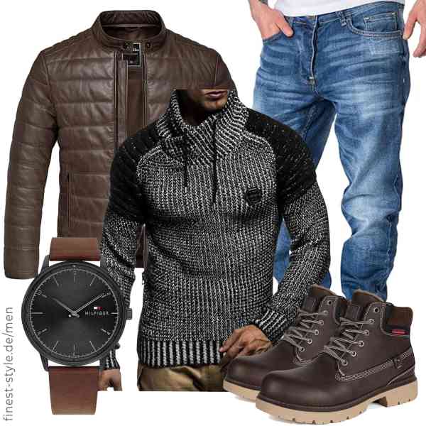 Top herren-Outfit im Finest-Trend-Style für ein selbstbewusstes Modegefühl mit tollen Produkten von Amaci&Sons,Leif Nelson,Amaci&Sons,Tommy Hilfiger,Gaatpot