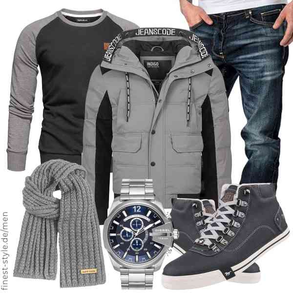 Top herren-Outfit im Finest-Trend-Style für ein selbstbewusstes Modegefühl mit tollen Produkten von Indicode,REPUBLIX,Amaci&Sons,Diesel,FORVEVO,MUSTANG