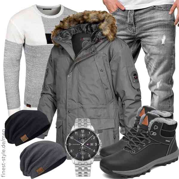 Top herren-Outfit im Finest-Trend-Style für ein selbstbewusstes Modegefühl mit tollen Produkten von Geographical Norway,Baxboy,Amaci&Sons,Tommy Hilfiger,iParaAiluRy,Mishansha