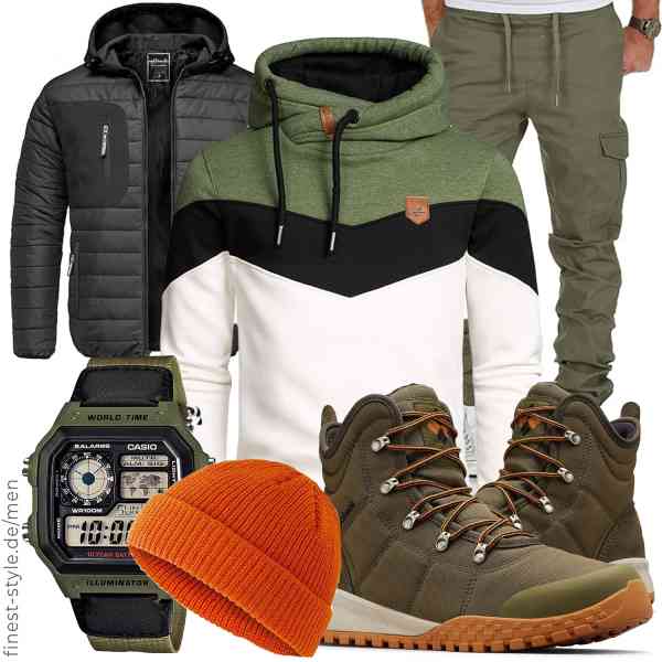 Top herren-Outfit im Finest-Trend-Style für ein selbstbewusstes Modegefühl mit tollen Produkten von Amaci&Sons,Amaci&Sons,Amaci&Sons,Casio,Hatstar,Columbia