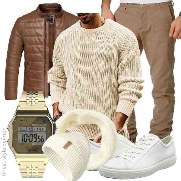 Top herren-Outfit im Finest-Trend-Style für ein selbstbewusstes Modegefühl mit tollen Produkten von Amaci&Sons,PJ PAUL JONES,Amaci&Sons,Timex,Generic,ECCO