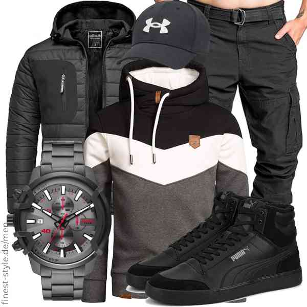 Top herren-Outfit im Finest-Trend-Style für ein selbstbewusstes Modegefühl mit tollen Produkten von Amaci&Sons,Amaci&Sons,Amaci&Sons,Diesel,Under Armour,PUMA