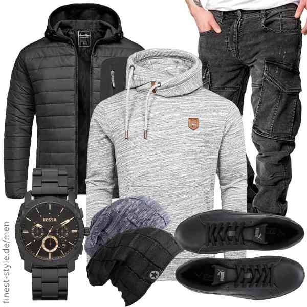 Top herren-Outfit im Finest-Trend-Style für ein selbstbewusstes Modegefühl mit tollen Produkten von Amaci&Sons,Amaci&Sons,Amaci&Sons,Fossil,Chalier,PUMA