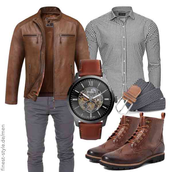 Top herren-Outfit im Finest-Trend-Style für ein selbstbewusstes Modegefühl mit tollen Produkten von Amaci&Sons,Reslad,Amaci&Sons,Fossil,DonDon,Clarks