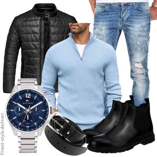 Top herren-Outfit im Finest-Trend-Style für ein selbstbewusstes Modegefühl mit tollen Produkten von Amaci&Sons,COOFANDY,Amaci&Sons,Tommy Hilfiger,Tommy Hilfiger,Geox