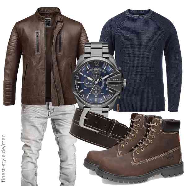 Top herren-Outfit im Finest-Trend-Style für ein selbstbewusstes Modegefühl mit tollen Produkten von Amaci&Sons,Indicode,Amaci&Sons,Diesel,AnnaMatoni,Dockers by Gerli