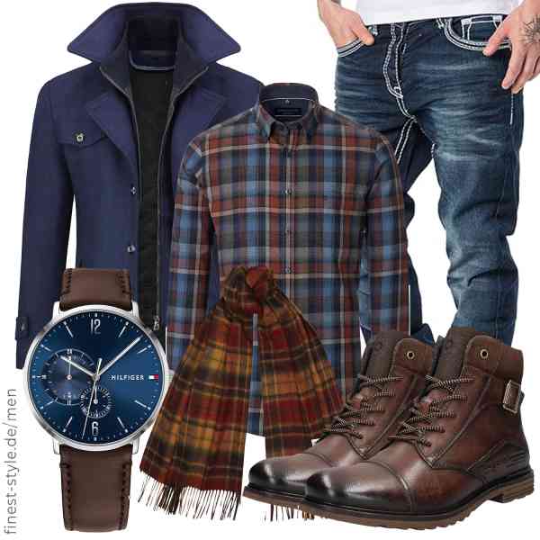 Top herren-Outfit im Finest-Trend-Style für ein selbstbewusstes Modegefühl mit tollen Produkten von Allthemen,CASAMODA,Amaci&Sons,Tommy Hilfiger,Heritage Traditions,bugatti