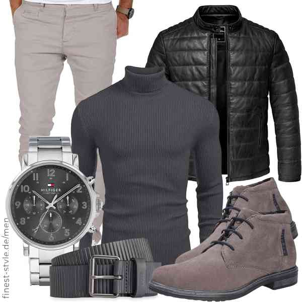 Top herren-Outfit im Finest-Trend-Style für ein selbstbewusstes Modegefühl mit tollen Produkten von Amaci&Sons,COOFANDY,Amaci&Sons,Tommy Hilfiger,BOSS,bugatti