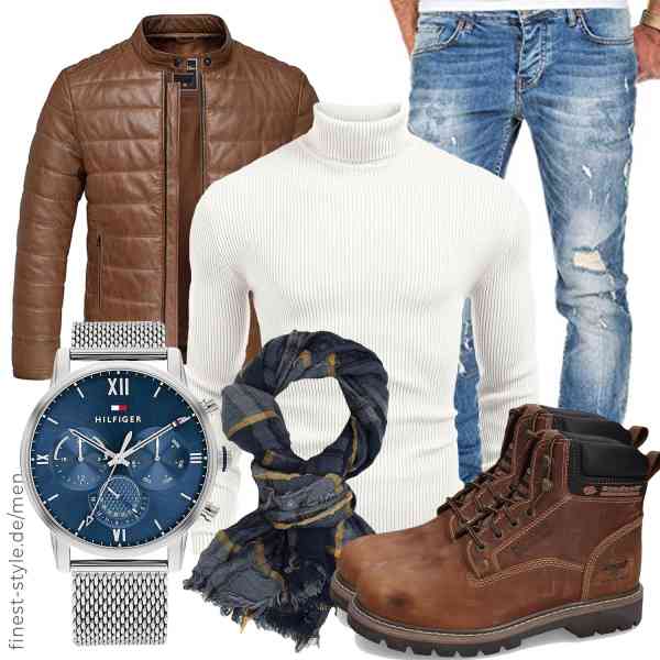 Top herren-Outfit im Finest-Trend-Style für ein selbstbewusstes Modegefühl mit tollen Produkten von Amaci&Sons,COOFANDY,Amaci&Sons,Tommy Hilfiger,Ella Jonte,Dockers by Gerli