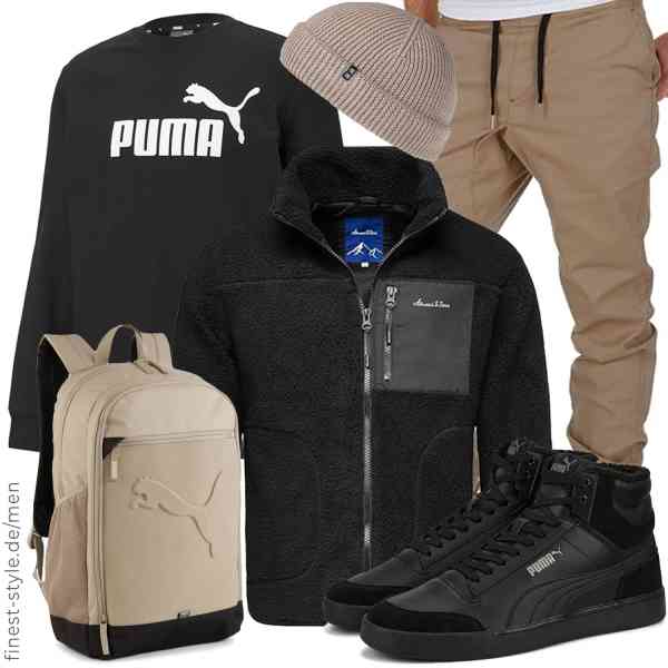 Top herren-Outfit im Finest-Trend-Style für ein selbstbewusstes Modegefühl mit tollen Produkten von Amaci&Sons,PUMA,Amaci&Sons,Enter the Complex,PUMA,PUMA