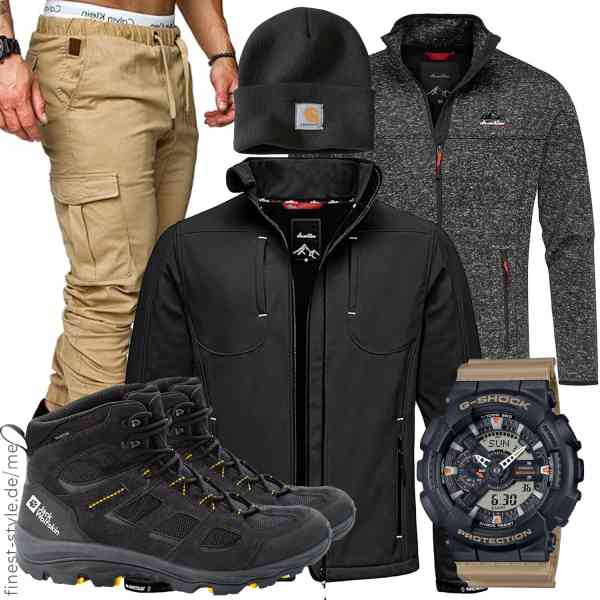 Top herren-Outfit im Finest-Trend-Style für ein selbstbewusstes Modegefühl mit tollen Produkten von Amaci&Sons,Amaci&Sons,Amaci&Sons,Casio,Carhartt,Jack Wolfskin