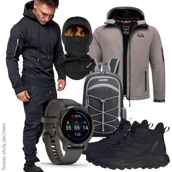 Top herren-Outfit im Finest-Trend-Style für ein selbstbewusstes Modegefühl mit tollen Produkten von Amaci&Sons,REPUBLIX,Garmin,G4Free,ICOCOPRO,adidas