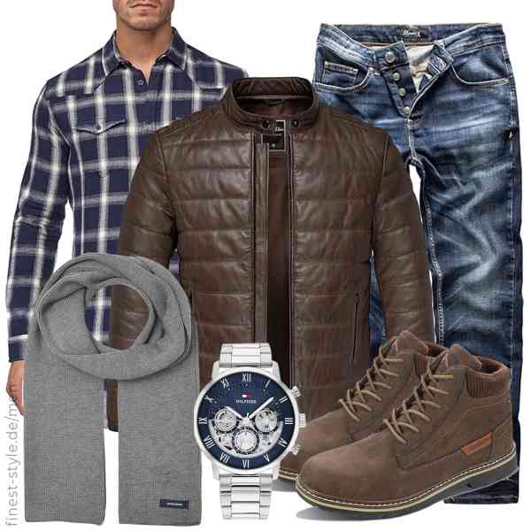 Top herren-Outfit im Finest-Trend-Style für ein selbstbewusstes Modegefühl mit tollen Produkten von Amaci&Sons,Indicode,REPUBLIX,Tommy Hilfiger,JACK & JONES,CC-Los