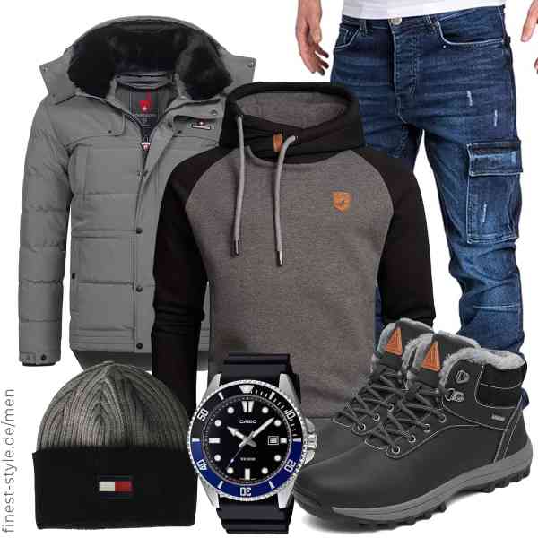 Top herren-Outfit im Finest-Trend-Style für ein selbstbewusstes Modegefühl mit tollen Produkten von Höhenhorn,Amaci&Sons,Amaci&Sons,Casio,Tommy Hilfiger,Mishansha