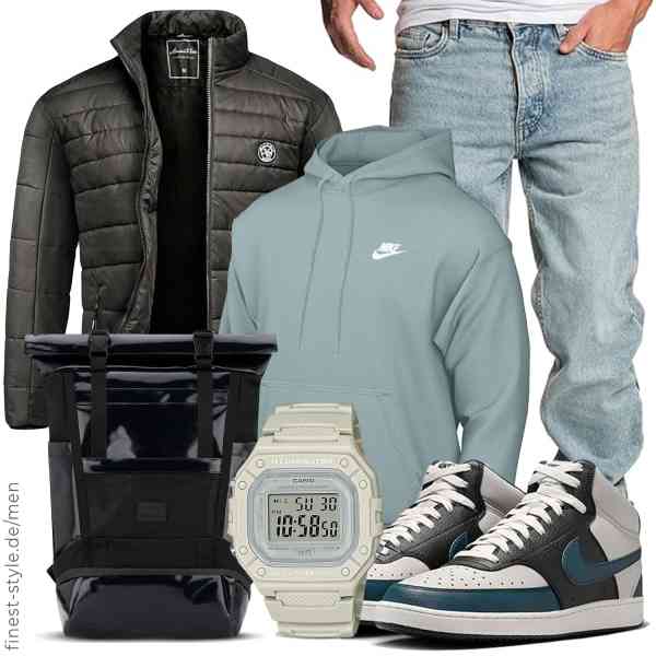 Top herren-Outfit im Finest-Trend-Style für ein selbstbewusstes Modegefühl mit tollen Produkten von Amaci&Sons,Nike,REPUBLIX,Casio,Johnny Urban,Nike