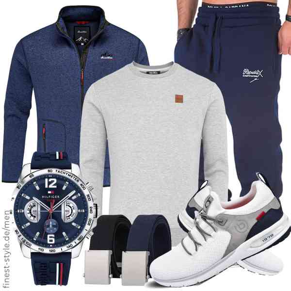 Top herren-Outfit im Finest-Trend-Style für ein selbstbewusstes Modegefühl mit tollen Produkten von Amaci&Sons,REPUBLIX,REPUBLIX,Tommy Hilfiger,JasGood,bugatti