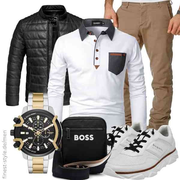 Top herren-Outfit im Finest-Trend-Style für ein selbstbewusstes Modegefühl mit tollen Produkten von Amaci&Sons,QUNERY,REPUBLIX,Diesel,BOSS,bugatti